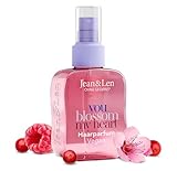 Jean & Len Haarparfum you blossom my heart, duftet nach Blüten & roten Früchten, pflegende Formel, für alle Haartypen geeignet, beschwert das Haar nicht, vegan Hair Perfume, ohne Silikone, 105 ml